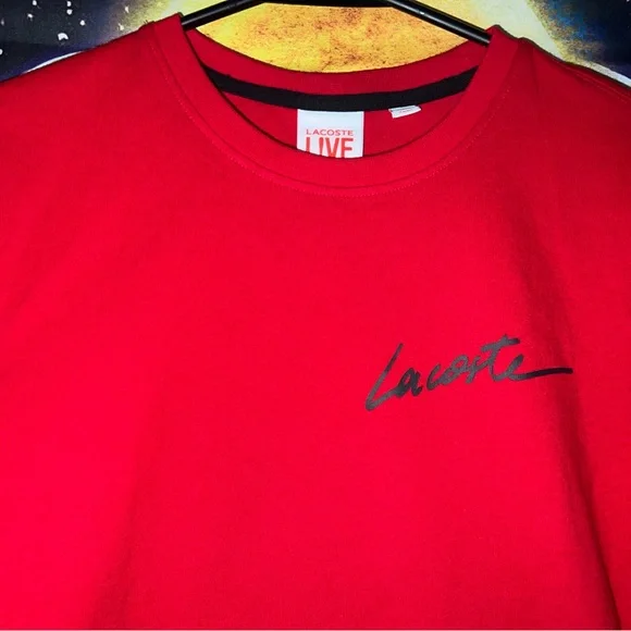 Men’s XS (Men’s Small) Lacoste Live Short-sleeve For Sale NWT - Picture 2 of 7